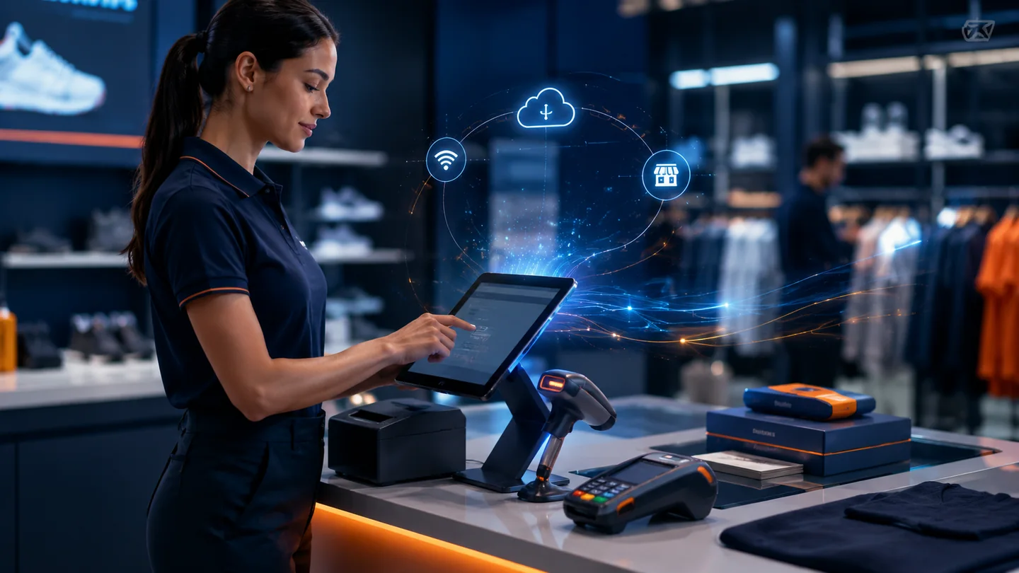 TrekPOS logiciel de caisse et point de vente mobile connecté au stock et ERP